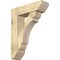 Ekena Millwork Olympic Slat Rough Sawn Bracket w/ Offset Brace, Douglas Fir, 8"W x 28"D x 36"H BKT0806X28X36OLY06RDF - alternate 1
